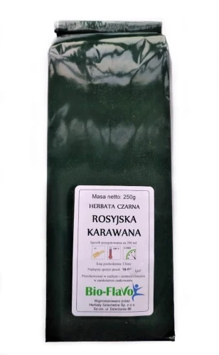 HERBATA czarna ROSYJSKA KARAWANA 250g FLAVO