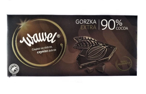 Bitter Chocolate Extra 90% 100g Wawel