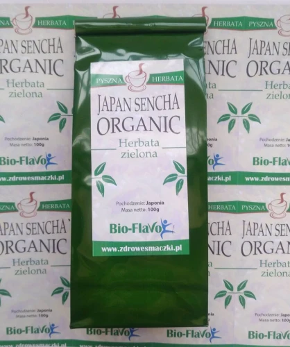 HERBATA ZIELONA JAPAN SENCHA organic 100g Bio-Flavo