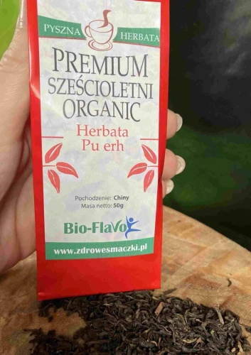 HERBATA PU ERH sześcioletnia ORGANIC 50g BIO-FLAVO