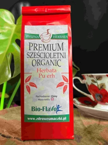 HERBATA PU ERH sześcioletnia ORGANIC 100g Bio-Flavo