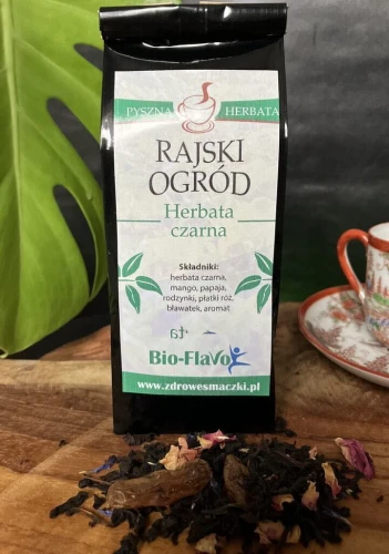 HERBATA czarna RAJSKI OGRÓD 100g Flavo