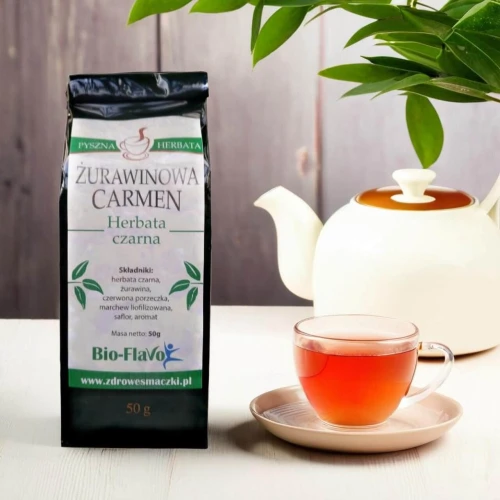 HERBATA czarna CARMEN żurawinowa 50g Flavo