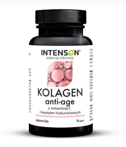 ANTI-AGE collagen + hyaluron + vitamin C 90 caps. Intenson