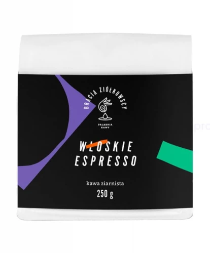 KAWA WŁOSKIE ESPRESSO 250G ZIARNISTA