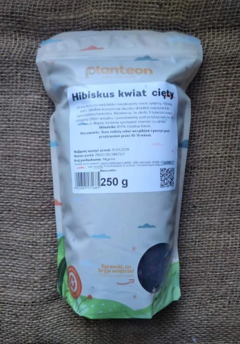 HIBISKUS KWIAT CIĘTY 250G
