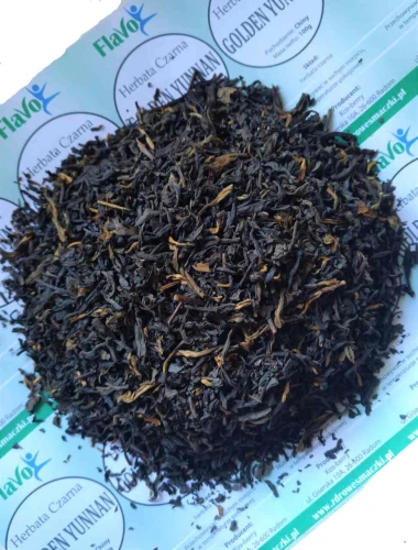 HERBATA CZARNA GOLDEN YUNNAN 100G Flavo
