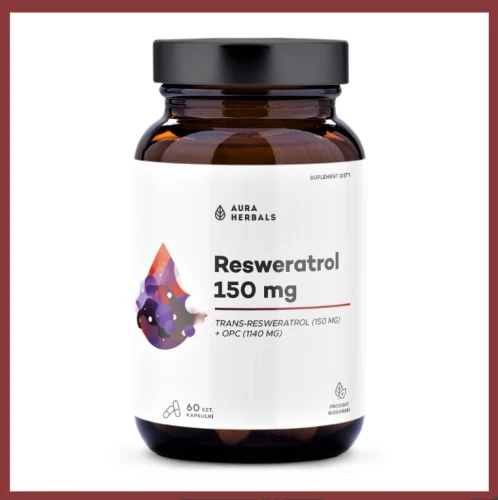 RESWERATROL  150mg 60 kaps. 