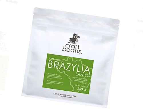 KAWA BRAZYLIA SANTOS 250G ZIARNISTA Craft Beans