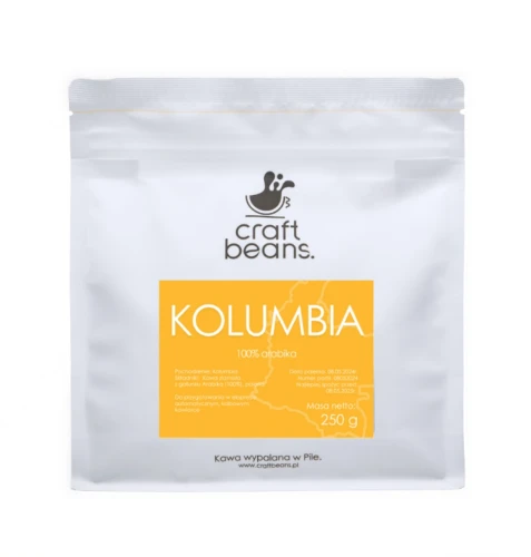 KAWA ZIARNISTA KOLUMBIA 250G 
