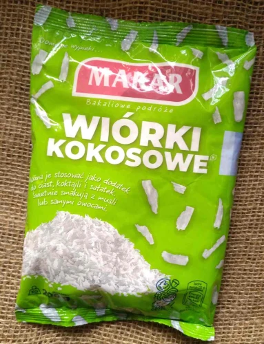 WIÓRKI kokosowe 200g MAKAR