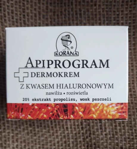Apiprogram DERMOKREM Z KWASEM HIALURONOWYM 50 ml 