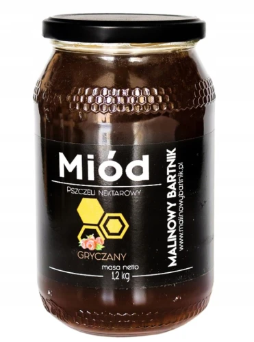 Miód GRYCZANY 1200G  POLSKI