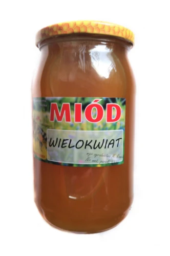 Miód Wielokwiatowy 1100g z Poski