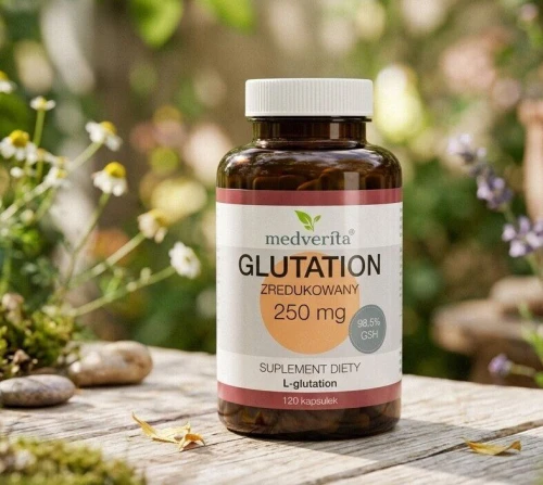 GLUTATION Zredukowany 250mg 120 kaps.