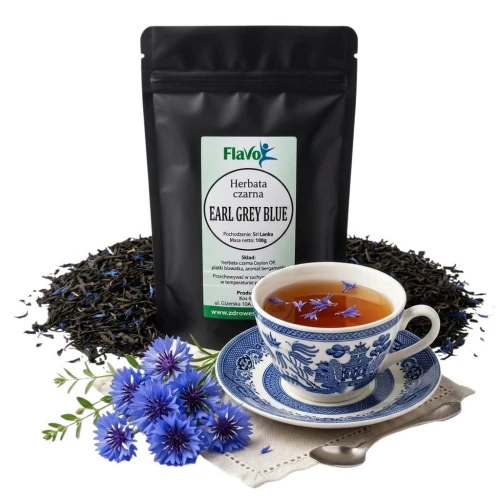 HERBATA CZARNA EARL GREY BLUE CEYLON OP 100g Premium