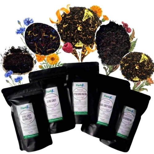 ZESTAW EARL GREY – 5 wyjątkowych smaków herbaty liściastej
