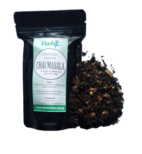 HERBATA CZARNA CHAI MASALA 100g Flavo