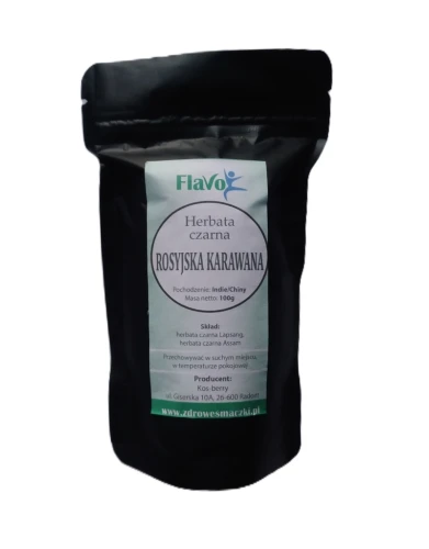 HERBATA czarna ROSYJSKA KARAWANA 100g FLAVO
