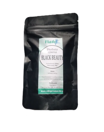 HERBATA CZARNA BLACK BEAUTY 50g Flavo