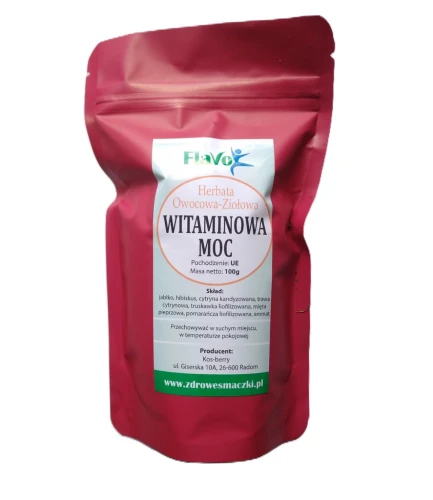 Herbata owocowo-ziołowa WITAMINOWA MOC 100g 